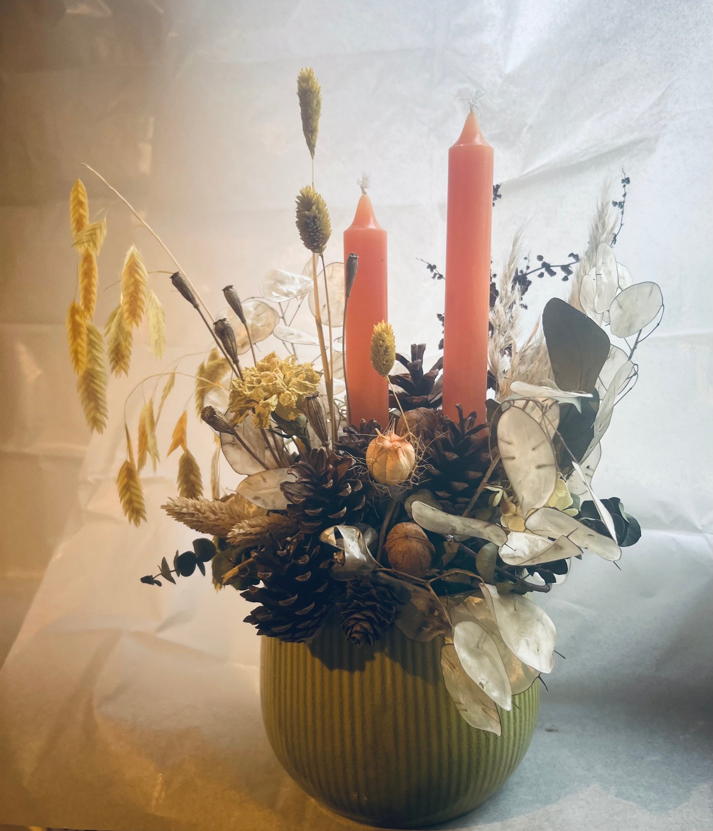 Trockenblumengesteck