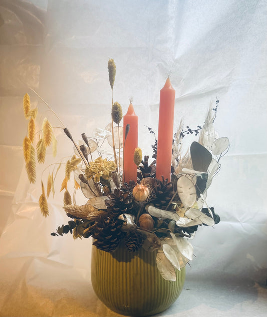 Trockenblumengesteck